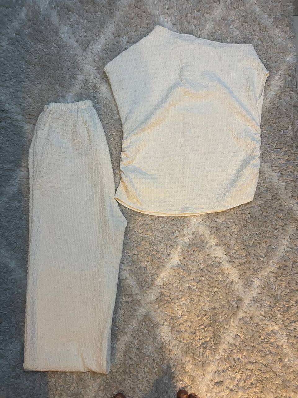 Chic Ensemble de couleur blanche