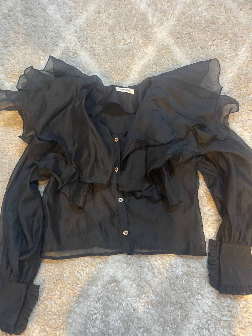 Chemise noir très élégante