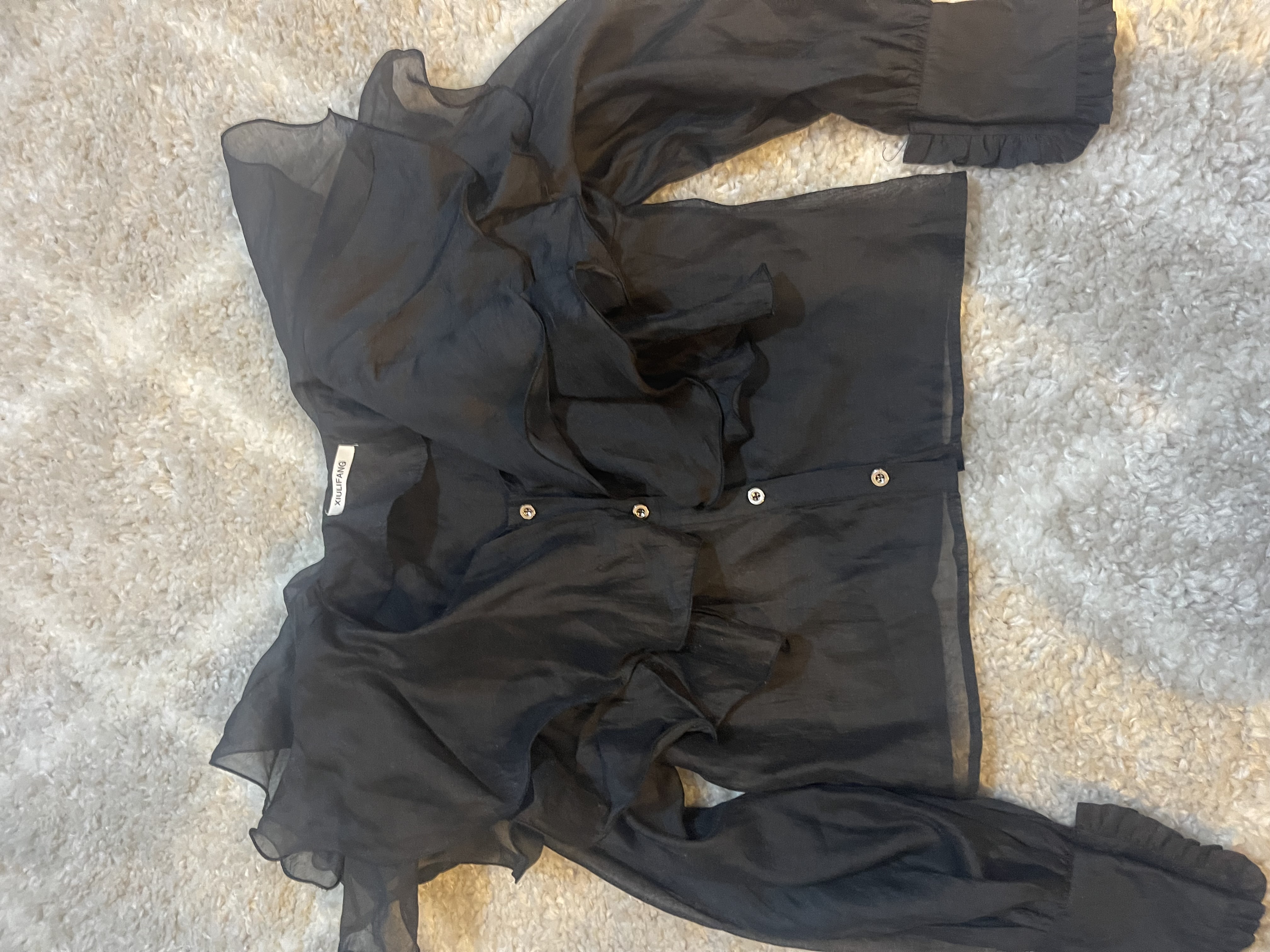 Chemise noir très élégante