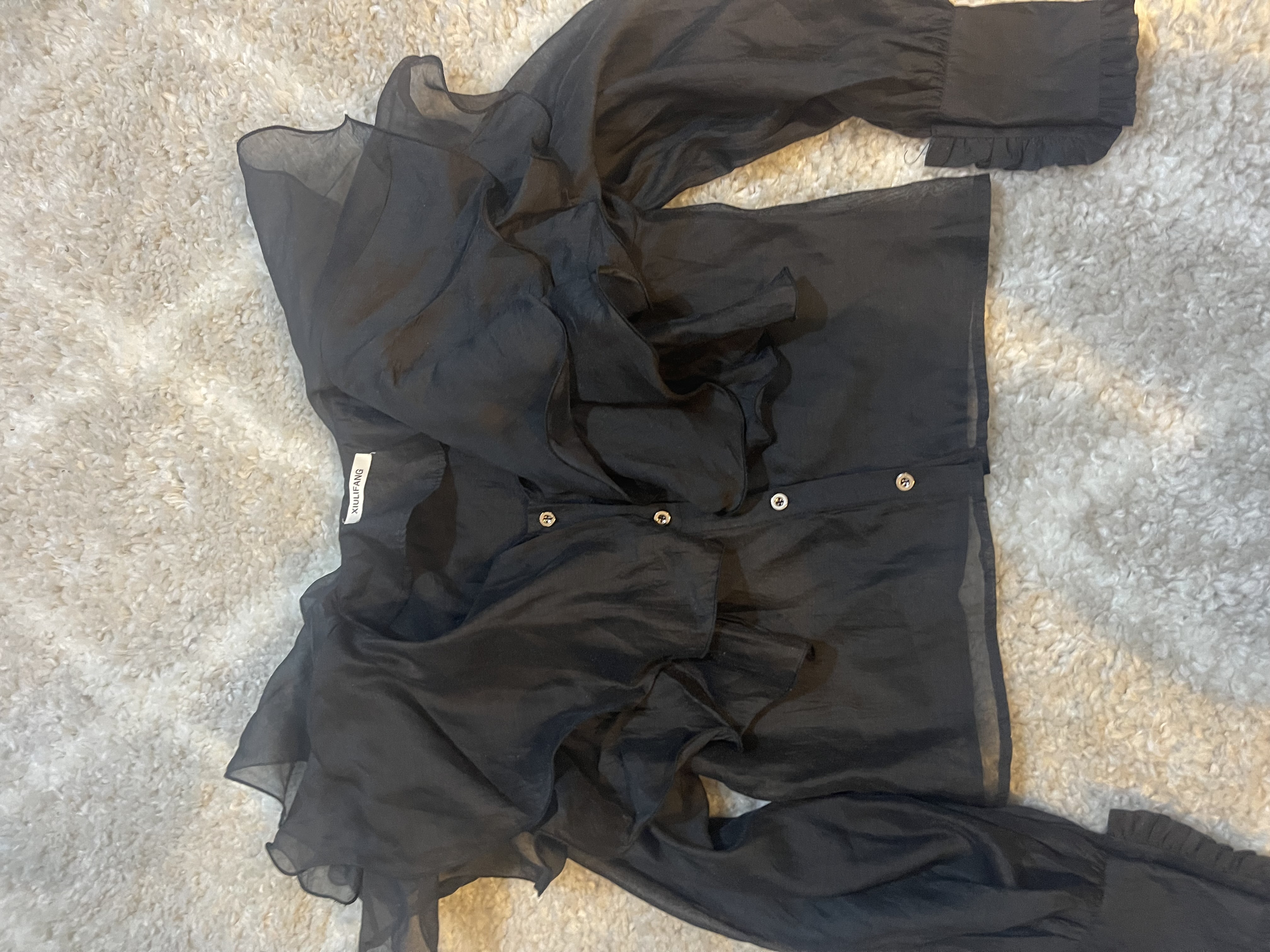 Chemise noir très élégante