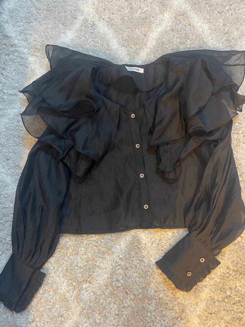 Chemise noir très élégante