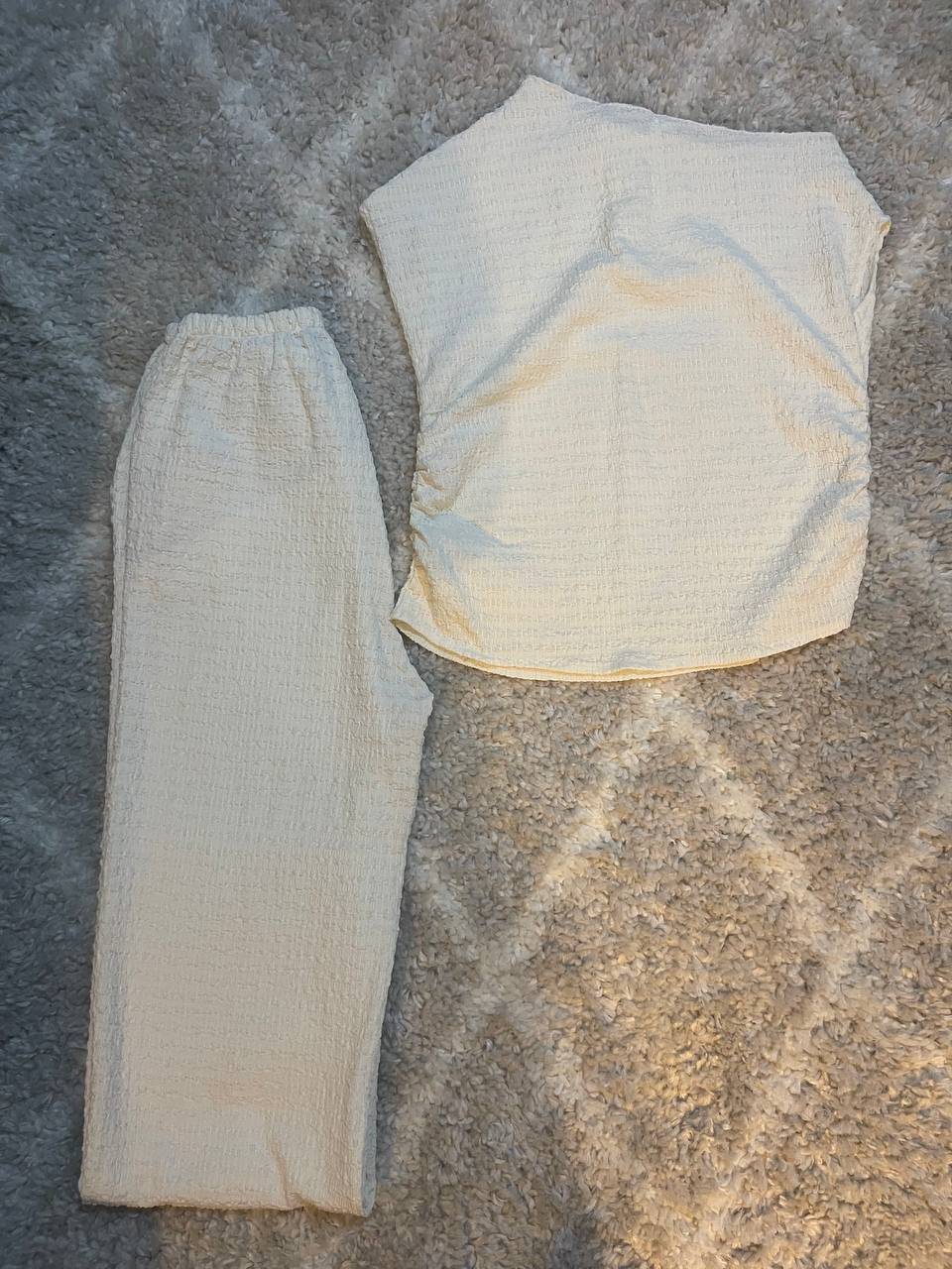 Chic Ensemble de couleur blanche